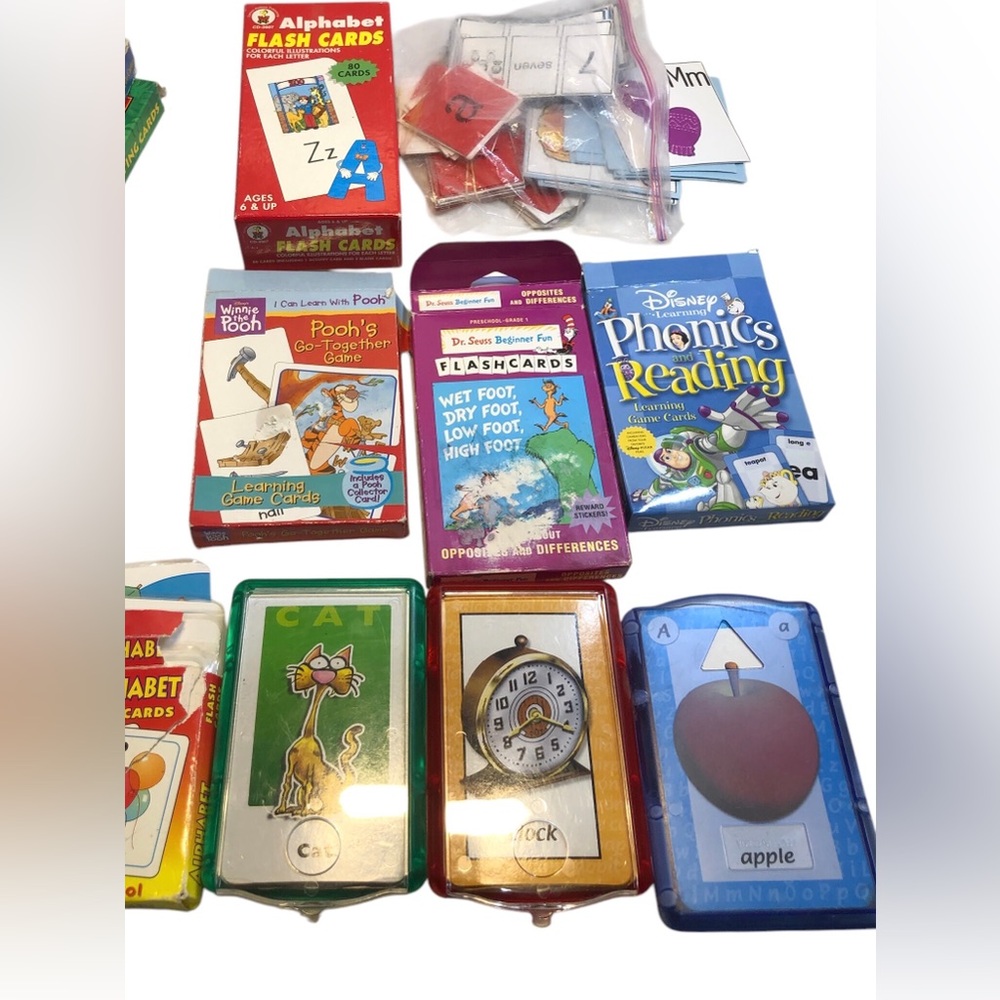 Lot Of Teaching Flash Cards, Teacher and home school resources